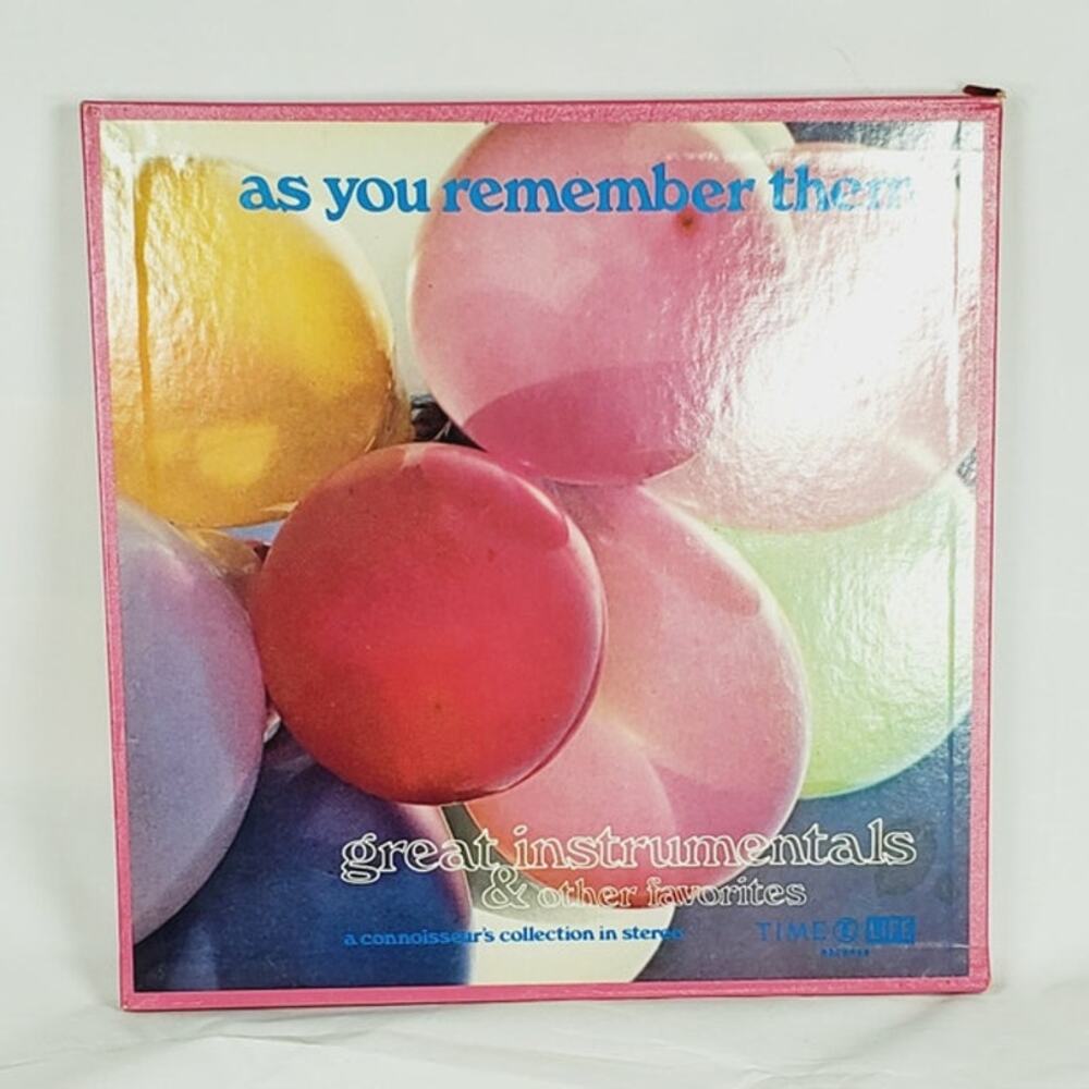 As You Remember Them Volume 5 LP Vinyl Record 1974 Time Life Great Instrumentals